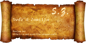 Svéd Zomilla névjegykártya